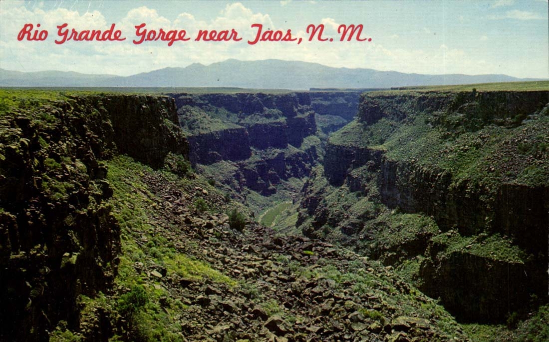 Etats Unis CPM Rio Grande near Jaos New Mexico