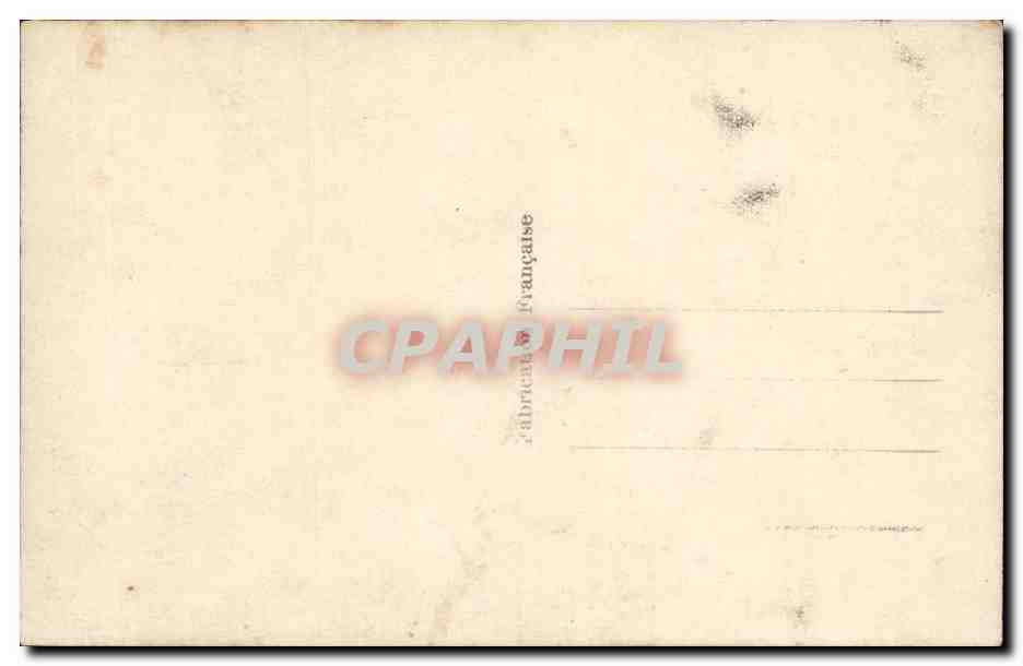 CPA Fantaisie Fleurs Heureuse annee — Verso