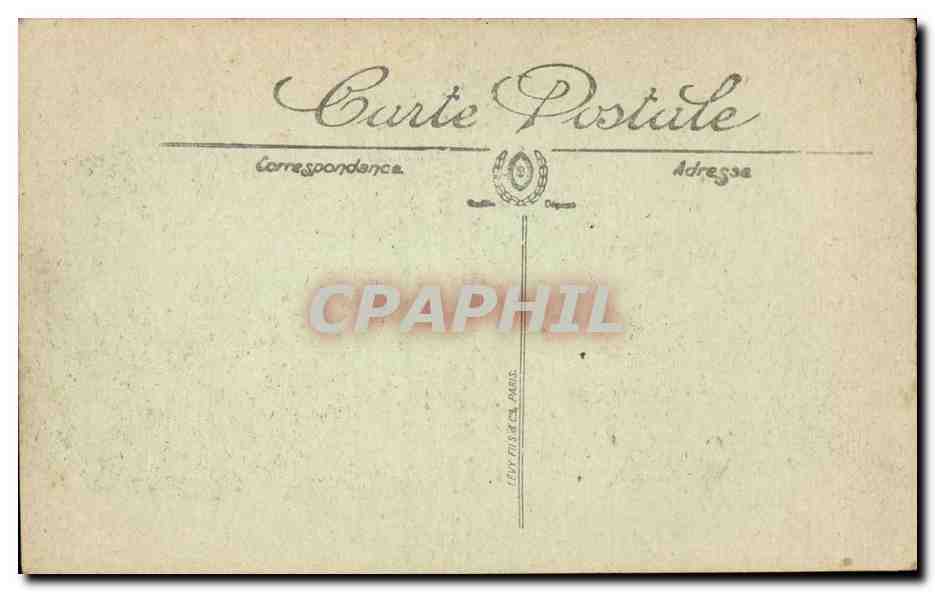 Biarritz — Les Falaises et le Phare — LL. — N° 268 — Verso