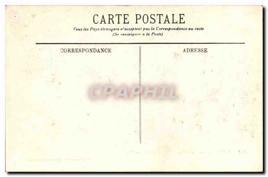 Lourdes CPA Le calvaire (3eme station) — Verso