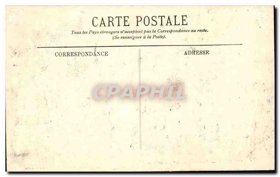 Lourdes CPA Le calvaire (4eme station) — Verso
