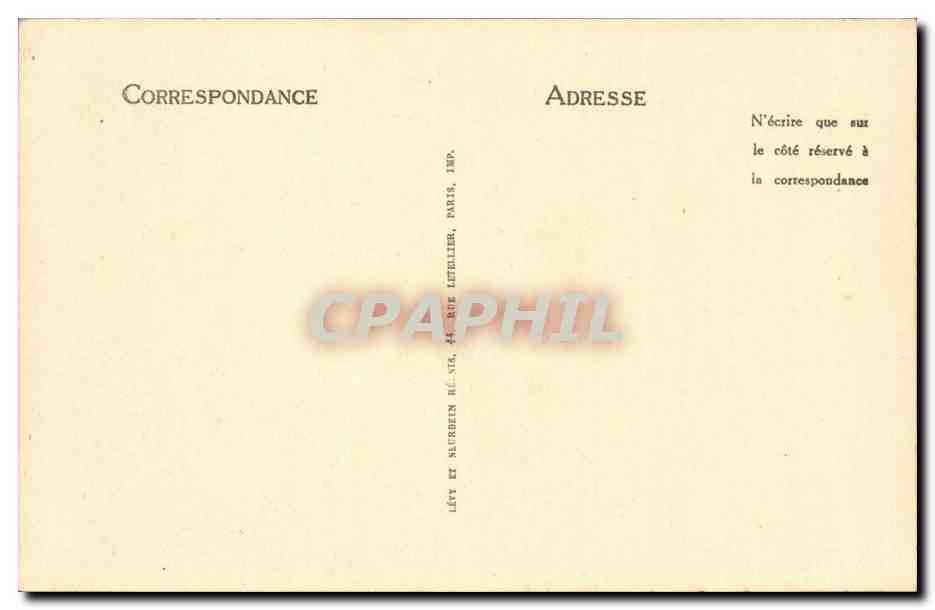 Lourdes CPA La grotte et la basilique — Verso