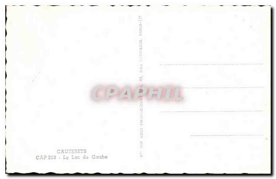 Le Lac de Gaube — Cauterets — CAP 293 — Reverso