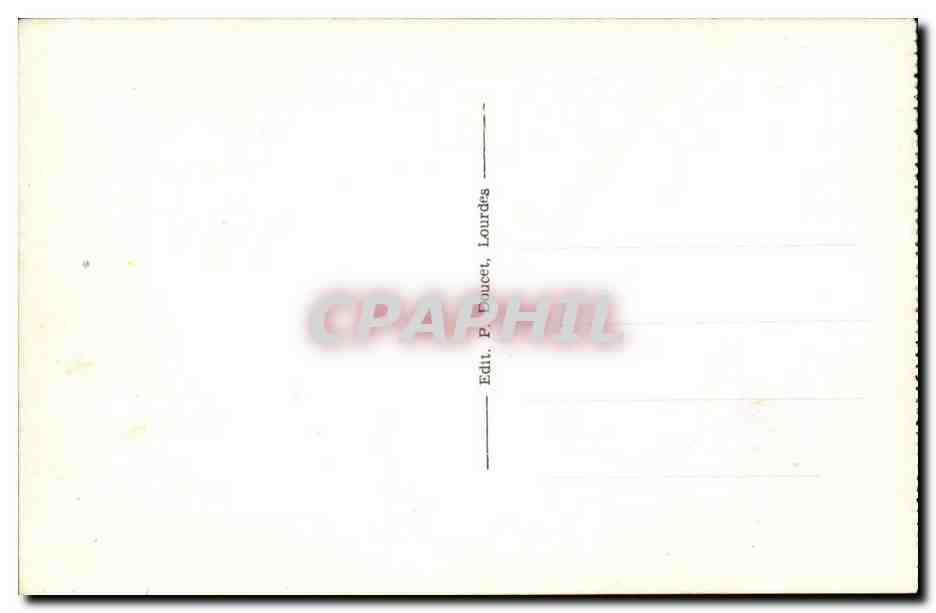 Calvaire de Lourdes CPA Premiere station du calvaire de ND de Lourdes — Verso