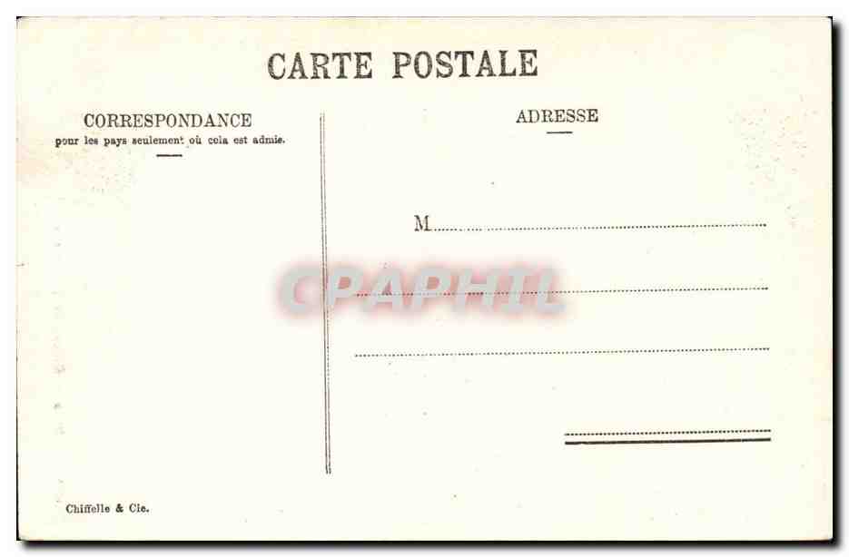 suisse Montreux CPA Gorges du Chauderon — Rückseite