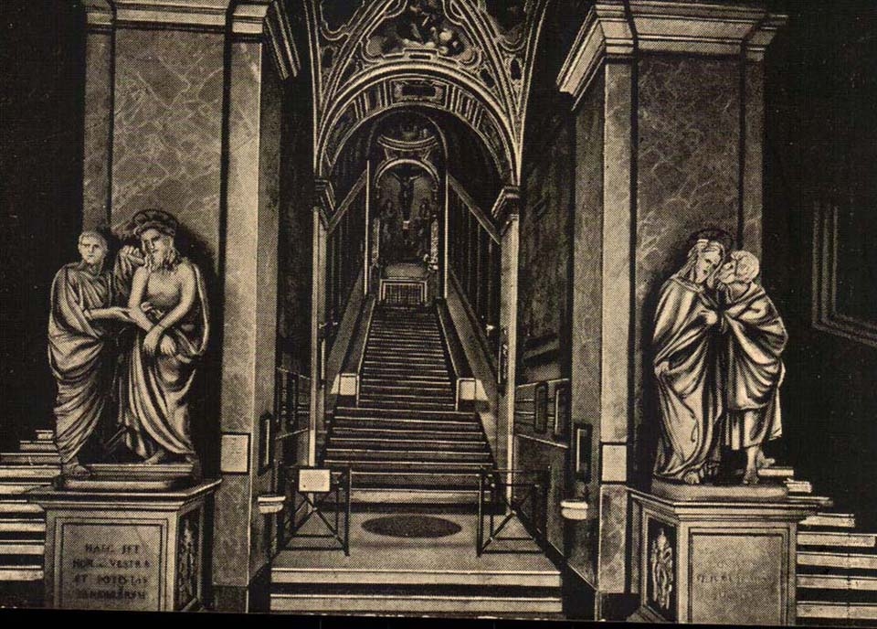 Italie Italia Roma CPA La Scala Santa