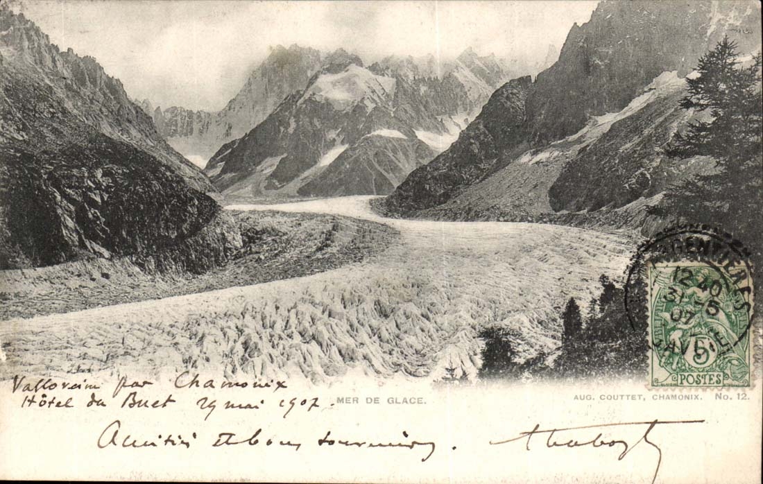 chamonix CPA Mer de glace