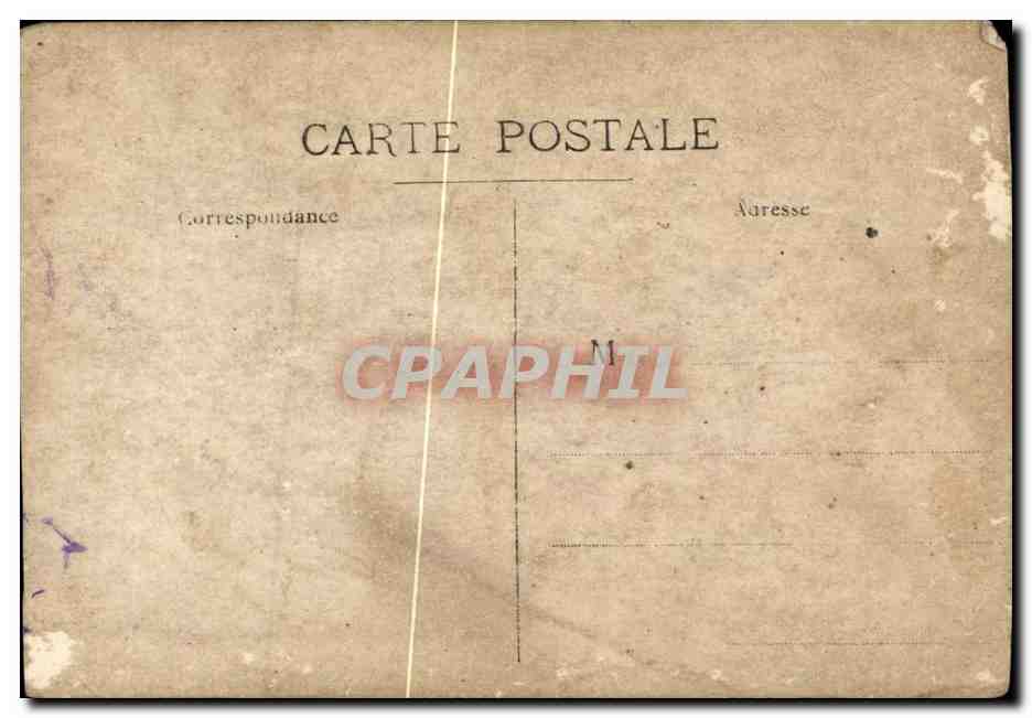 Carte photo Ouvriers (metiers) (non localisee) — Rückseite