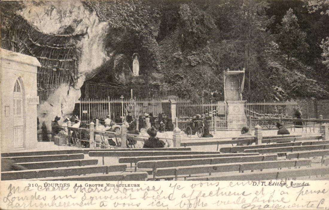 Lourdes CPA La grotte miraculeuse