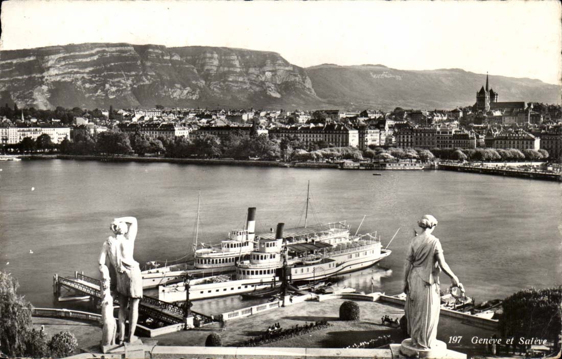 suisse CPA Geneve (bateaux)