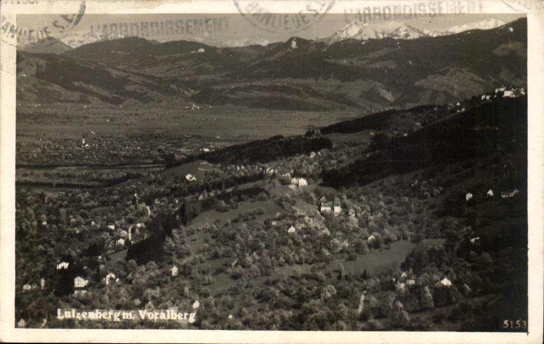 Suisse CPA Lutzenberg in Voralberg