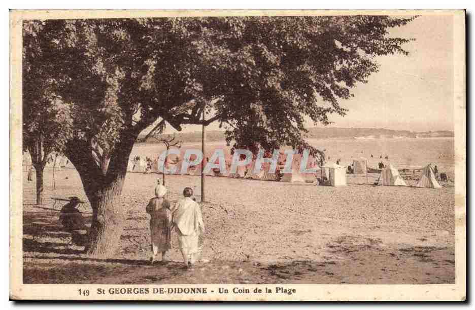 Saint Georges de Didonne CPA Un coin de la plage