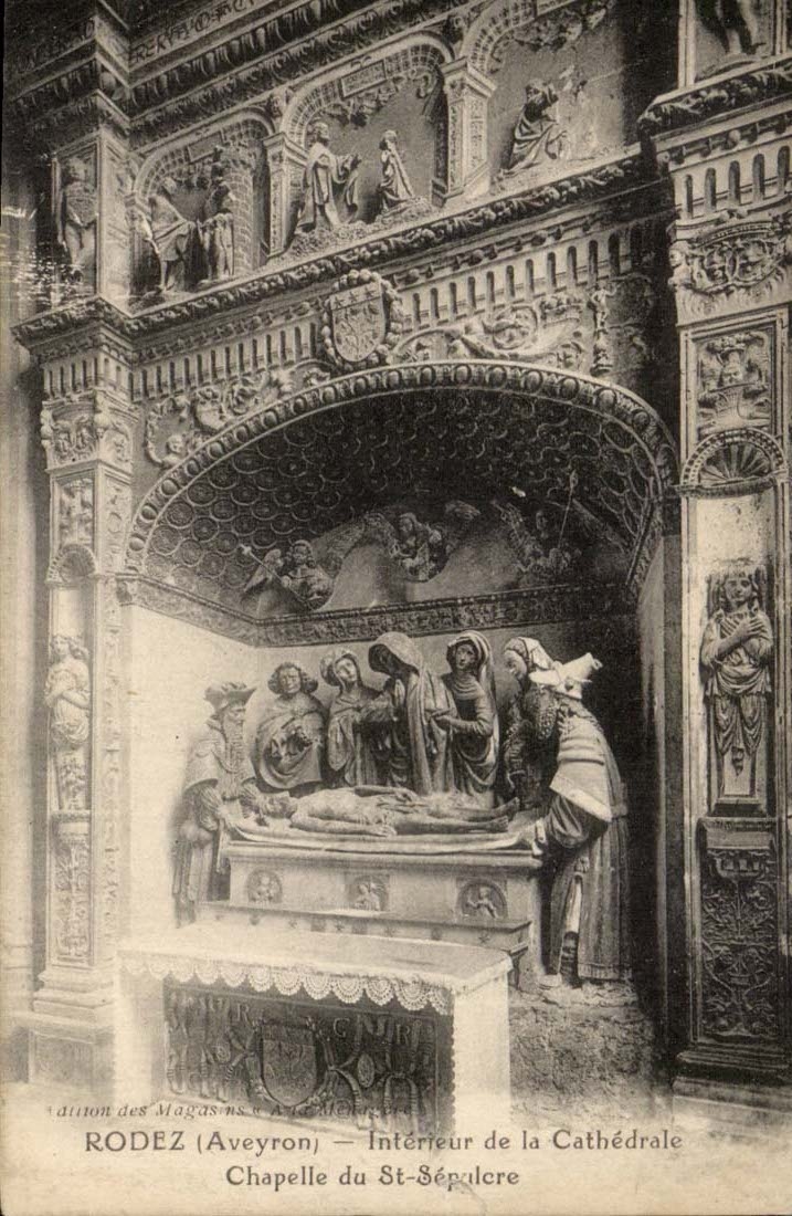 Rodez (Aveyron) — Intérieur de la Cathédrale, Chapelle du St-Sépulcre — Édition des Magasins d'Aveyron
