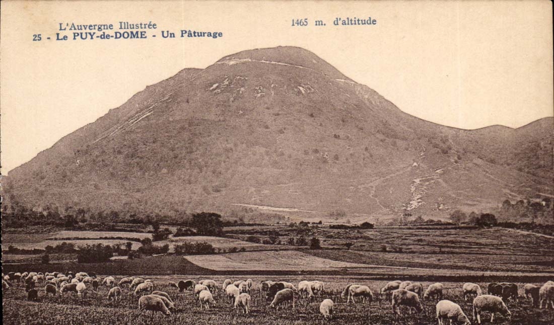 Le PUY-de-DOME - Un Pâturage — L'Auvergne Illustrée, n°25