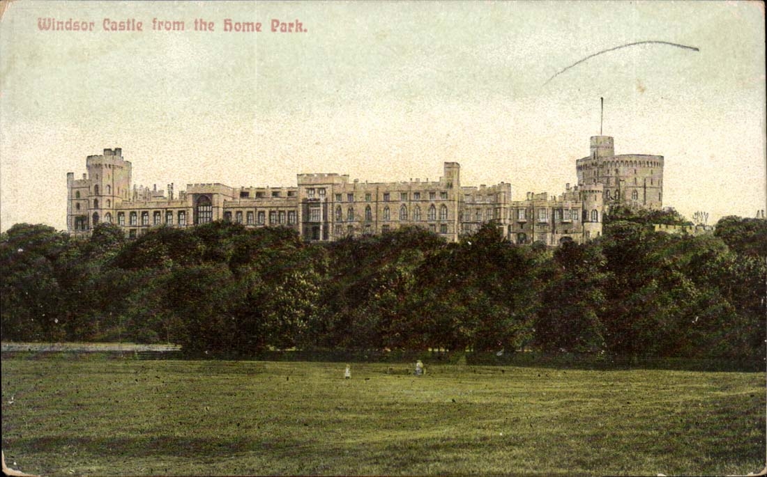 Grande Bretagne Windsor CPA Castle from the home park