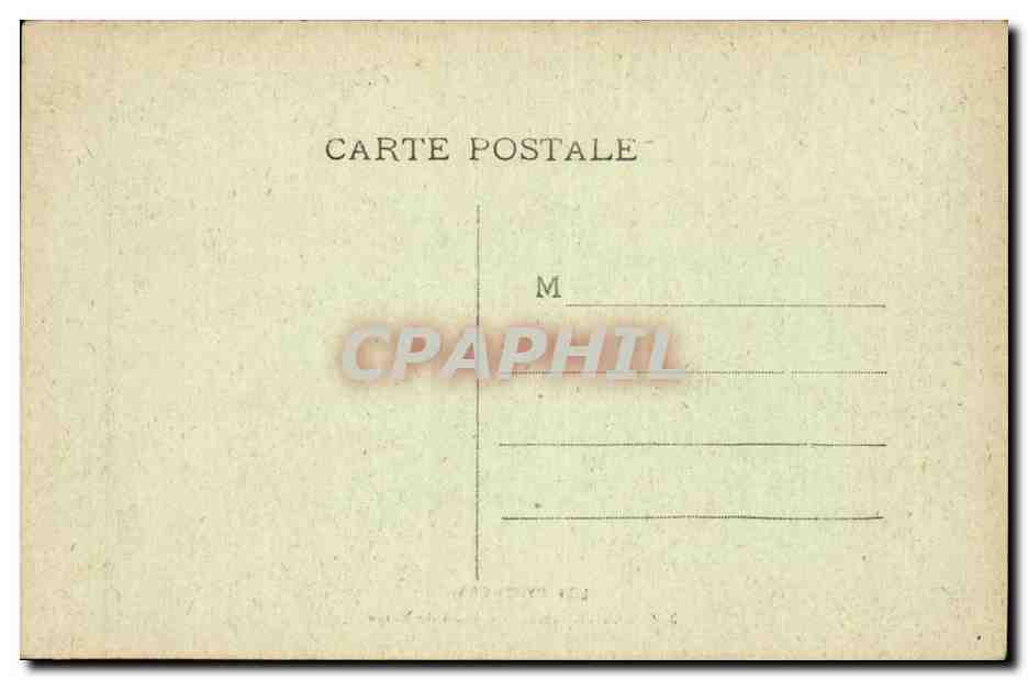Gavarnie CPA Le pont de neige — Verso