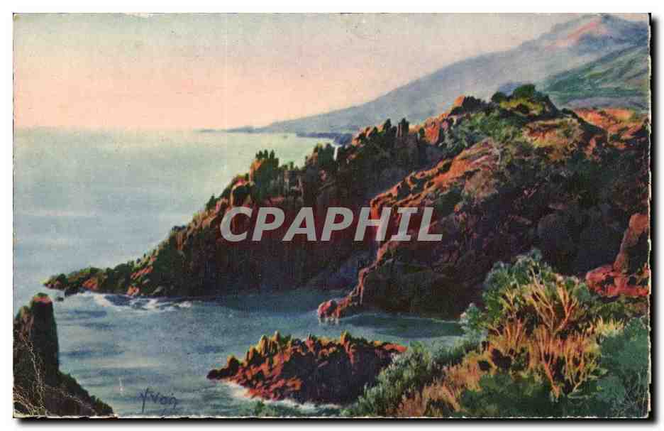 Cote d'azur CPA Les rochers du Trayas