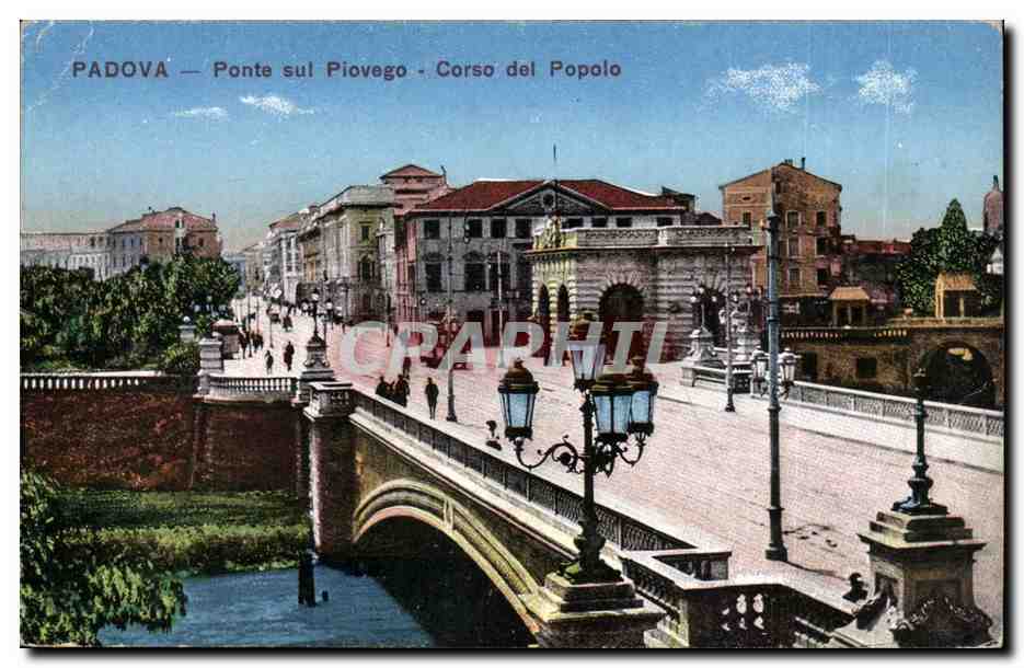 italie Italia Padova CPA Ponte sul Piovego Corso del Popolo