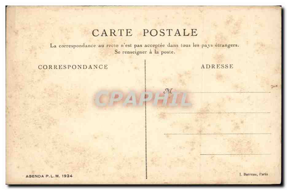 Tunisie CPA Korbous Anciens bains romains — Verso