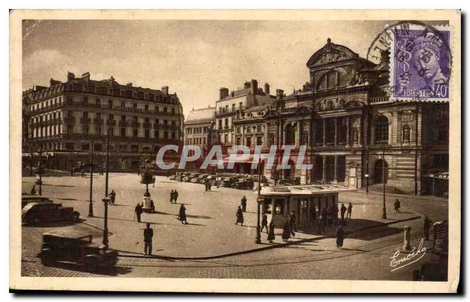 Angers CPA Place du ralliement Le theatre