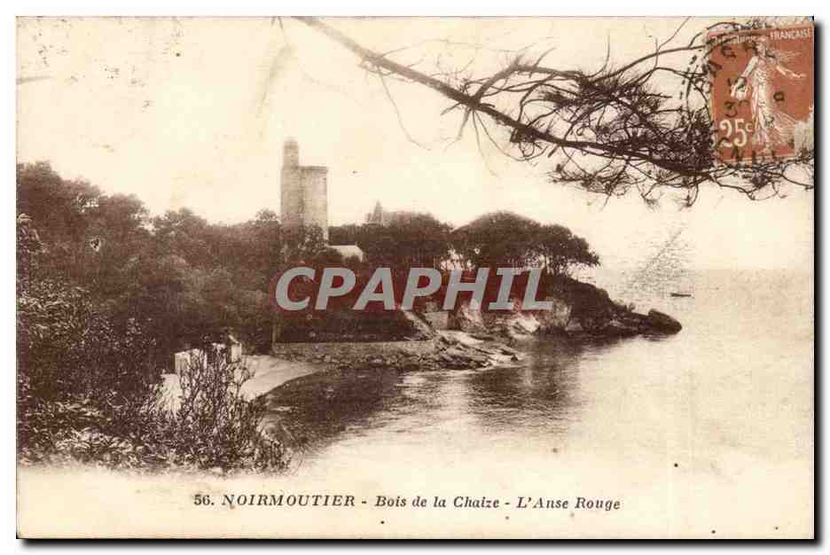 Ile de Noirmoutier CPA Bois de la Chaize L'anse rouge