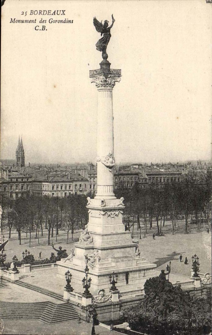 Bordeaux CPA Monument des Girondins 