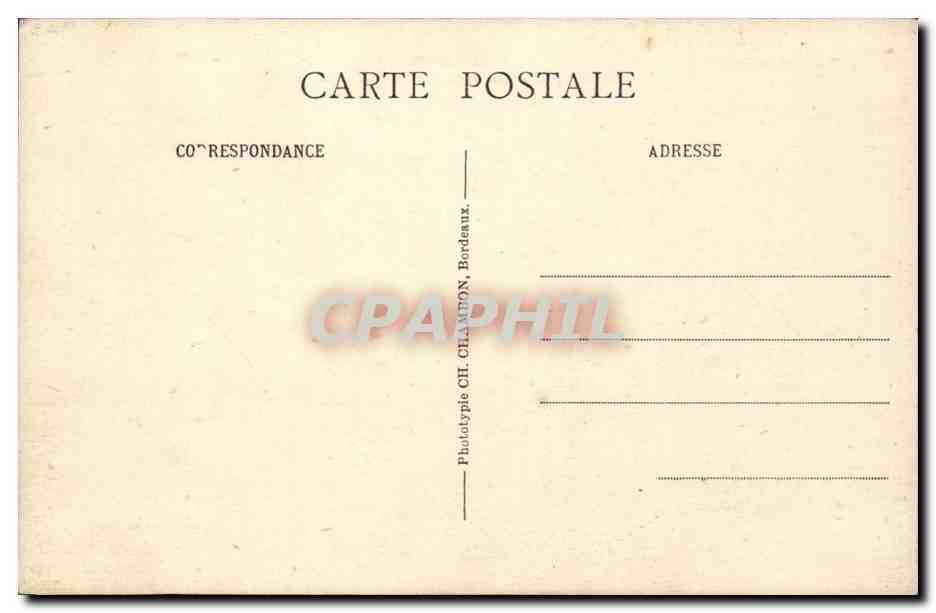 Bordeaux CPA Cathedrale St Andre et Tour Pey Berland — Verso