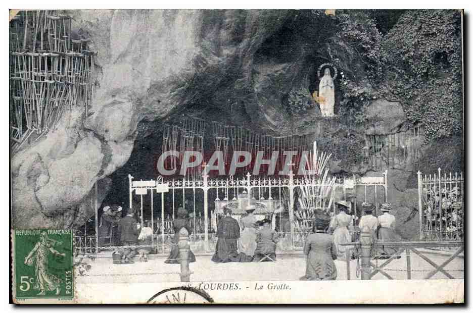 Lourdes CPA La grotte