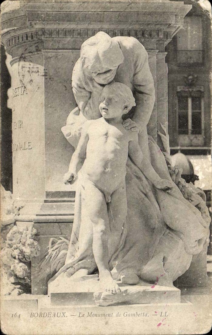 Bordeaux CPA Le monument de Gambetta