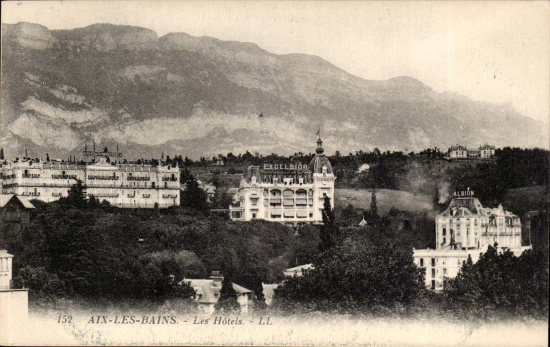 Aix les Bains CPA Les Hotels (Excelsior Splendide Albion)