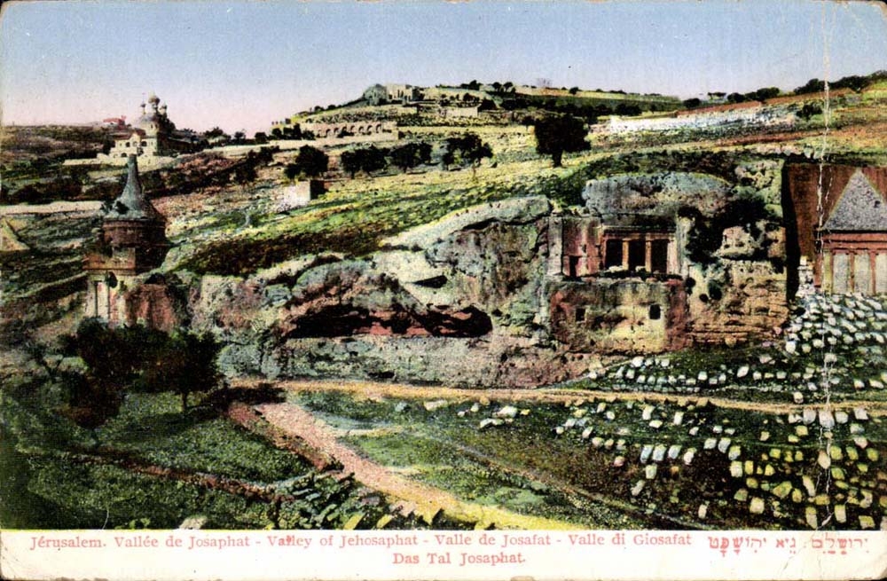 Israel Jerusalem CPA Vallee de Josaphat
