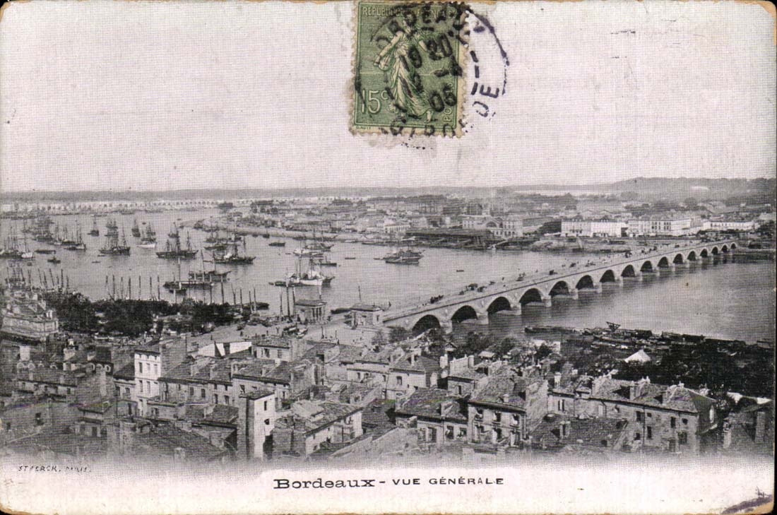 Bordeaux CPA Vue generale