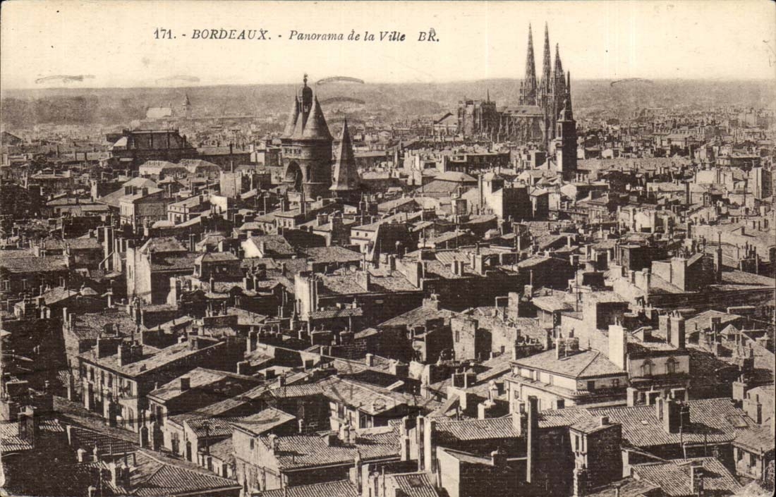 Bordeaux CPA Panorama de la ville