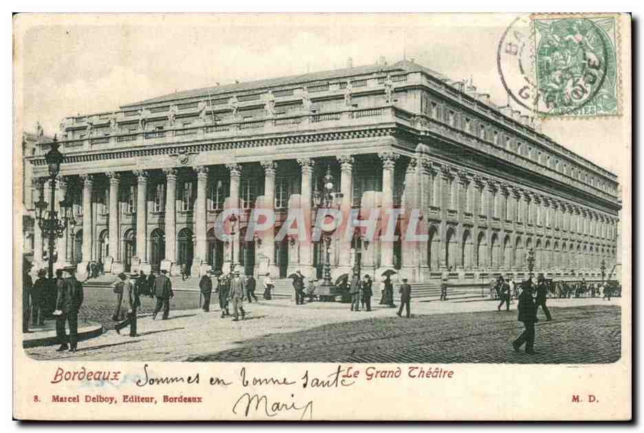 Bordeaux CPA Le grand theatre