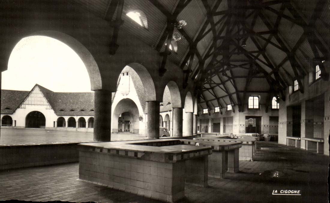 Le marché couvert — Le Touquet-Paris-Plage — Éditions La Cigogne