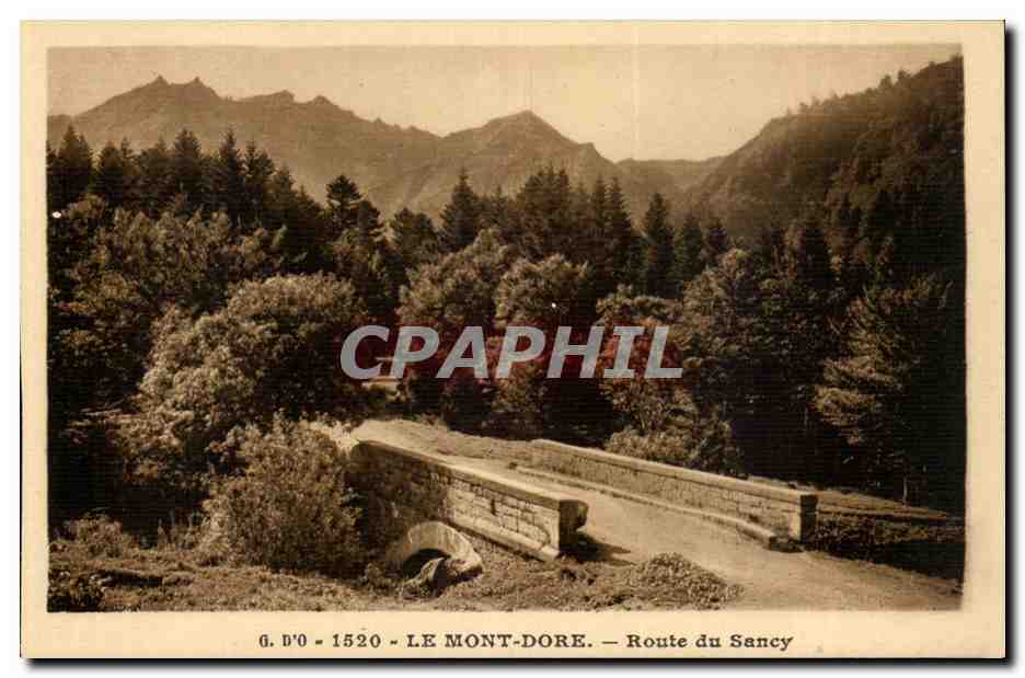 Auvergne CPA G D'O Le mont dore Route de Sancy