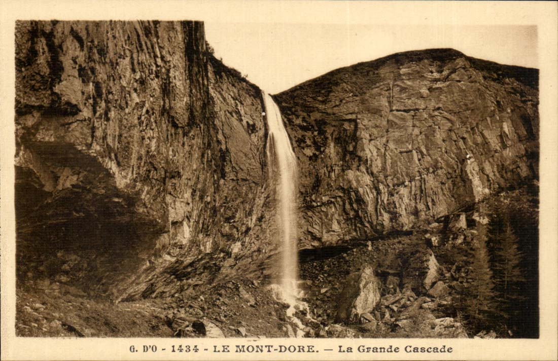 Auvergne CPA G D'O Le mont dore La grande cascade