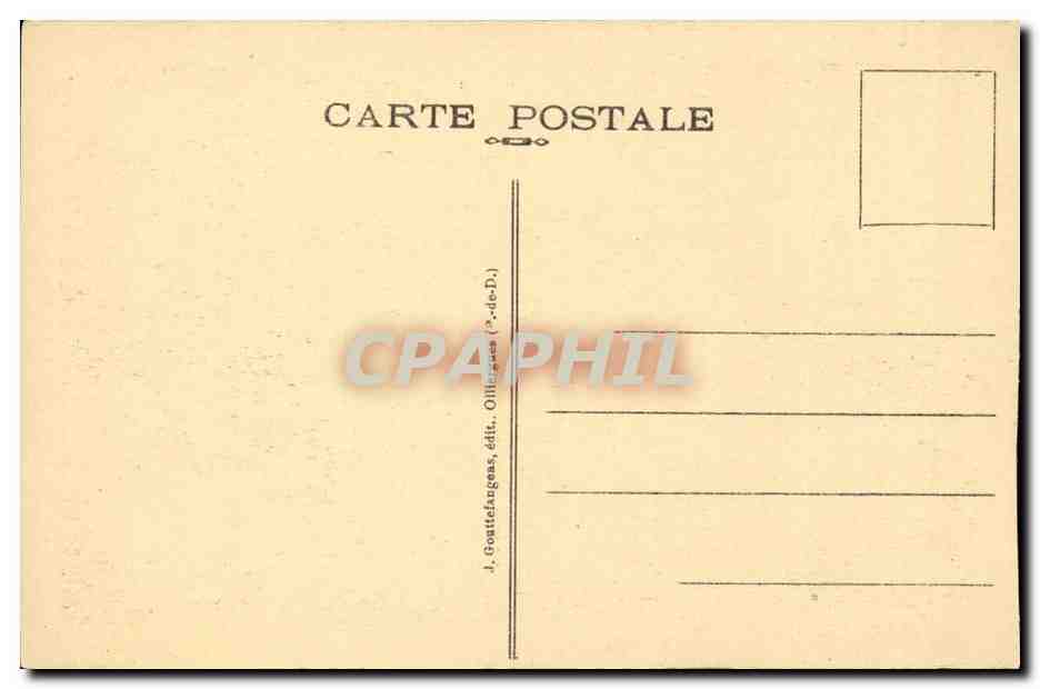 Auvergne CPA G D'O Le mont dore Vue generale — Verso