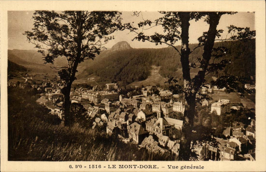Auvergne CPA G D'O Le mont dore Vue generale