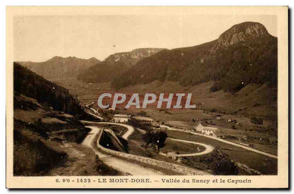 Auvergne CPA G D'O Le mont dore Vallee du Sancy et le capucin