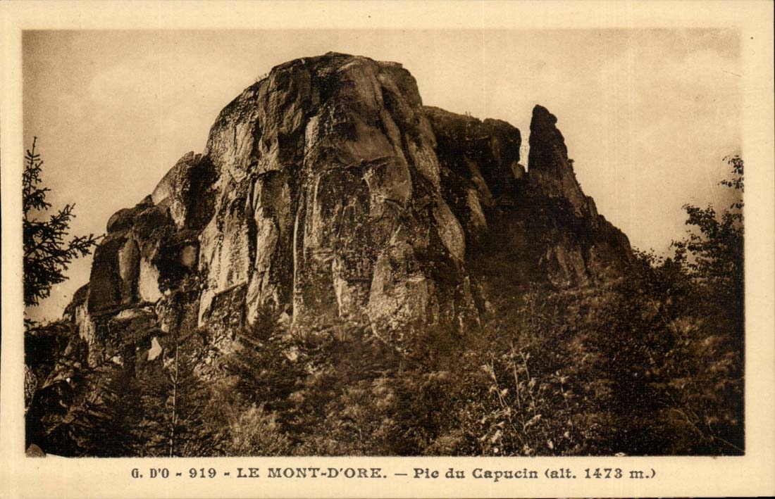 Auvergne CPA G D'O Le Mont Dore pte du capucin