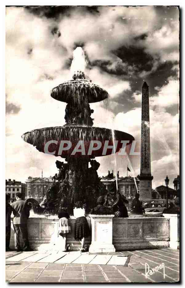 Paris CPA Fontaine Place de la Concorde