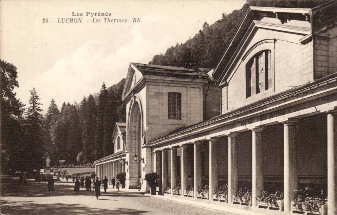 Luchon — Les Thermes BR. — Bloc frères, éditeurs, Bordeaux.