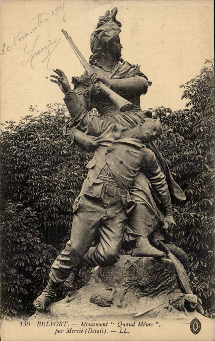 Belfort — Monument 'Quand Même' — détail — par Mercié (n°130)