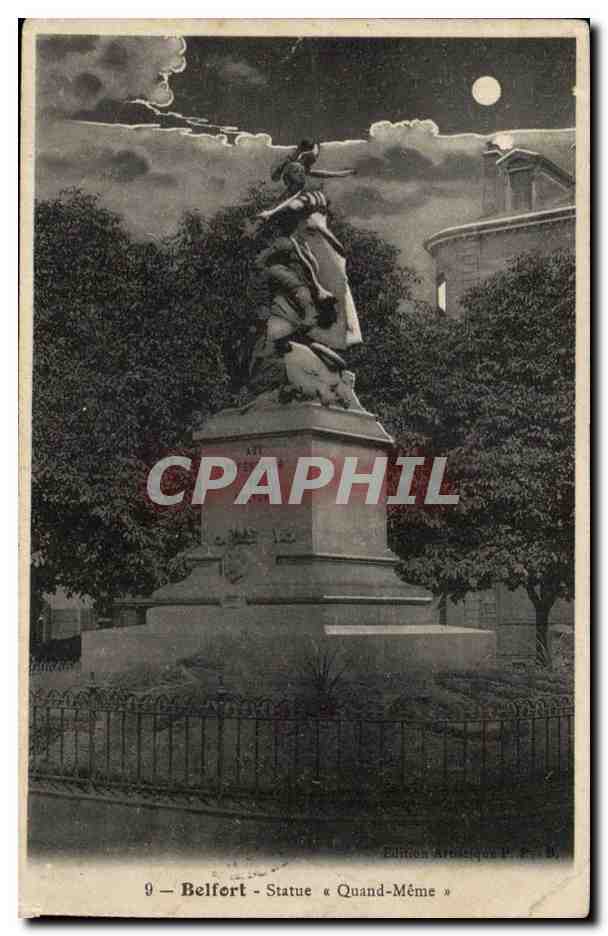 Belfort CPA Statue Quand meme