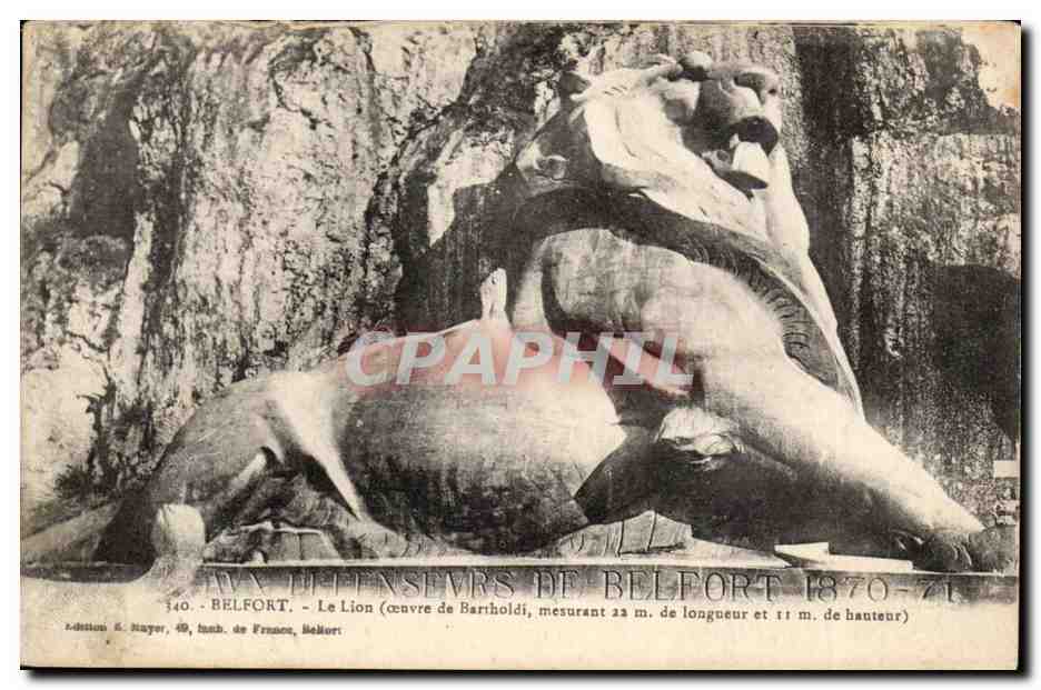 Belfort CPA Le lion Bartholdi