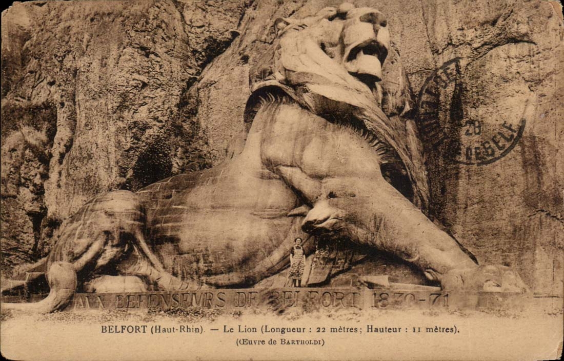 Belfort CPA Le lion Bartholdi 