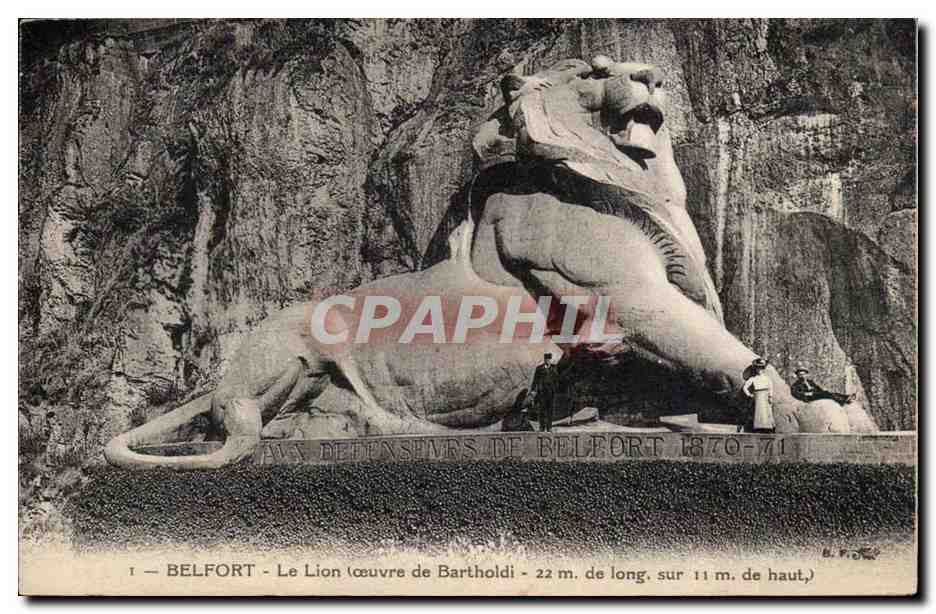 Belfort CPA Le lion Bartholdi 