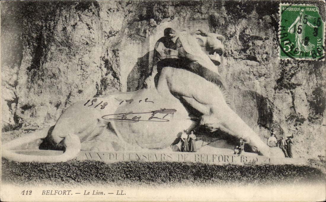 Belfort CPA Le lion Bartholdi 