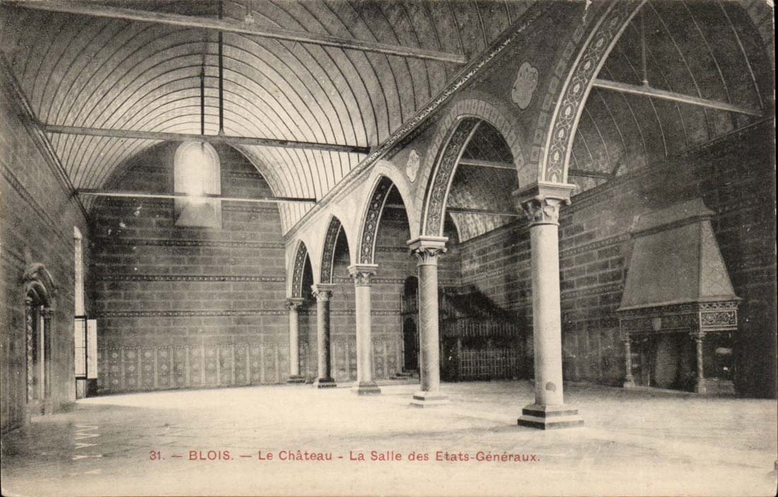 Blois CPA Le chaetau La salle des Etats Generaux